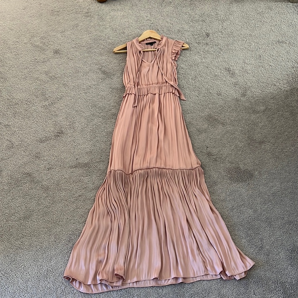 Banana Republic light pink maxi dress